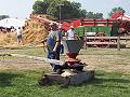 Horse powered corn grinder