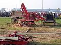 Horse powered corn shelling