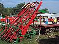 Horse powered hay loader