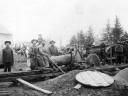 My grandmothers uncle and his sawmill