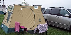 My tent at the Threshers camp grounds