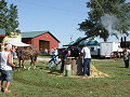 Horse powered sorgum press