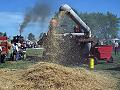 steam powered threshing