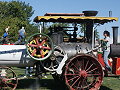 steam powered threshing