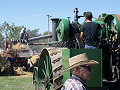 steam powered threshing