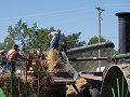 steam powered threshing