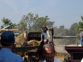 steam powered threshing