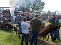 steam powered threshing